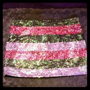 Top Shop sequin mini skirt